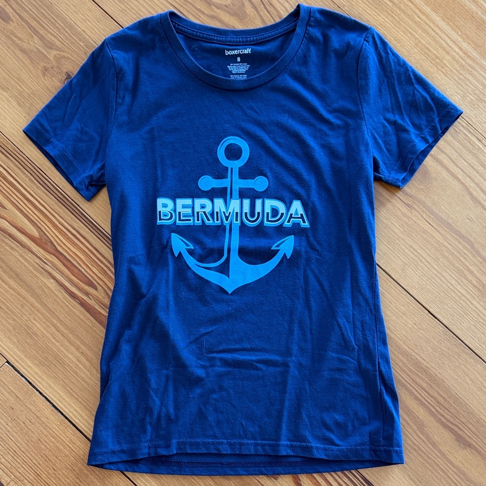 Blue Anchor Bermuda Women's Tee